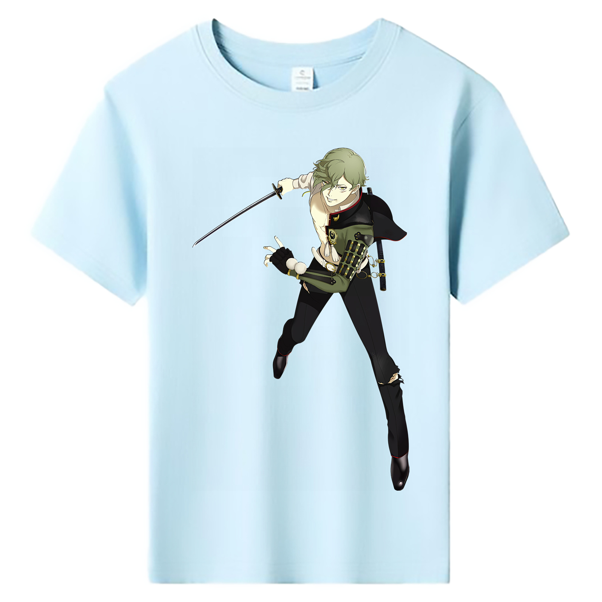 （画像用） 刀剣乱舞 Touken Ranbu 綿100％キッズTシャツ（フロントプリント）